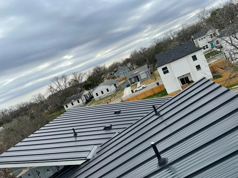 Standing seam metal roof panels with vents for Skylight Repair in Miramar